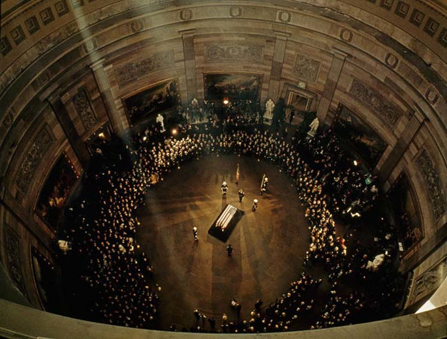 1963 - JFK’s funeral in the Capitol Building. - Imgur