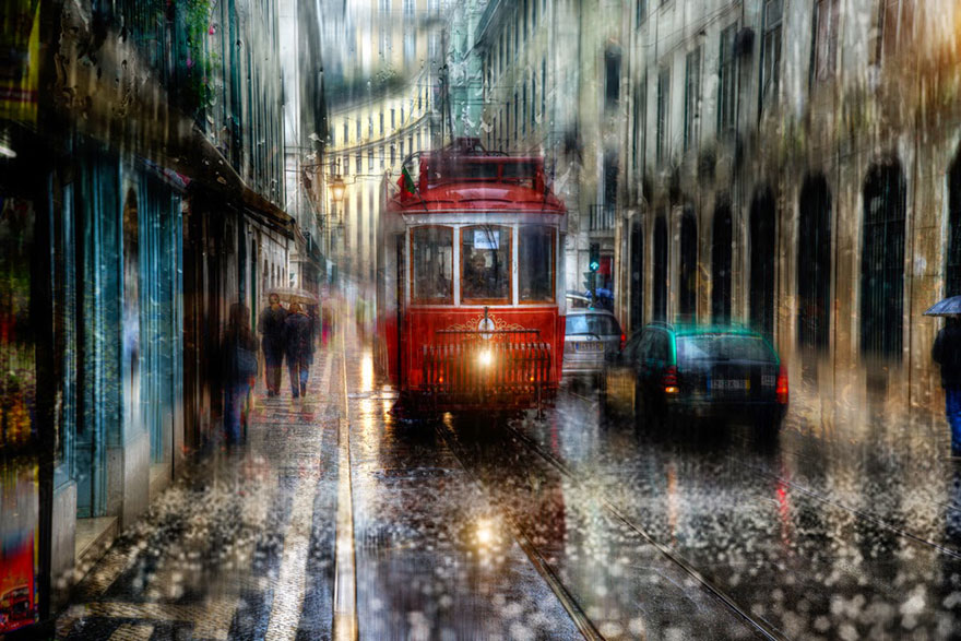 rain-street-photography-glass-raindrops-oil-paintings-eduard-gordeev-17