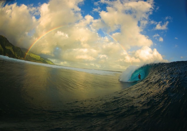 Winner of Surfer Magazine’s «Photo of the Year» contest. Photographer — Zak Noyle