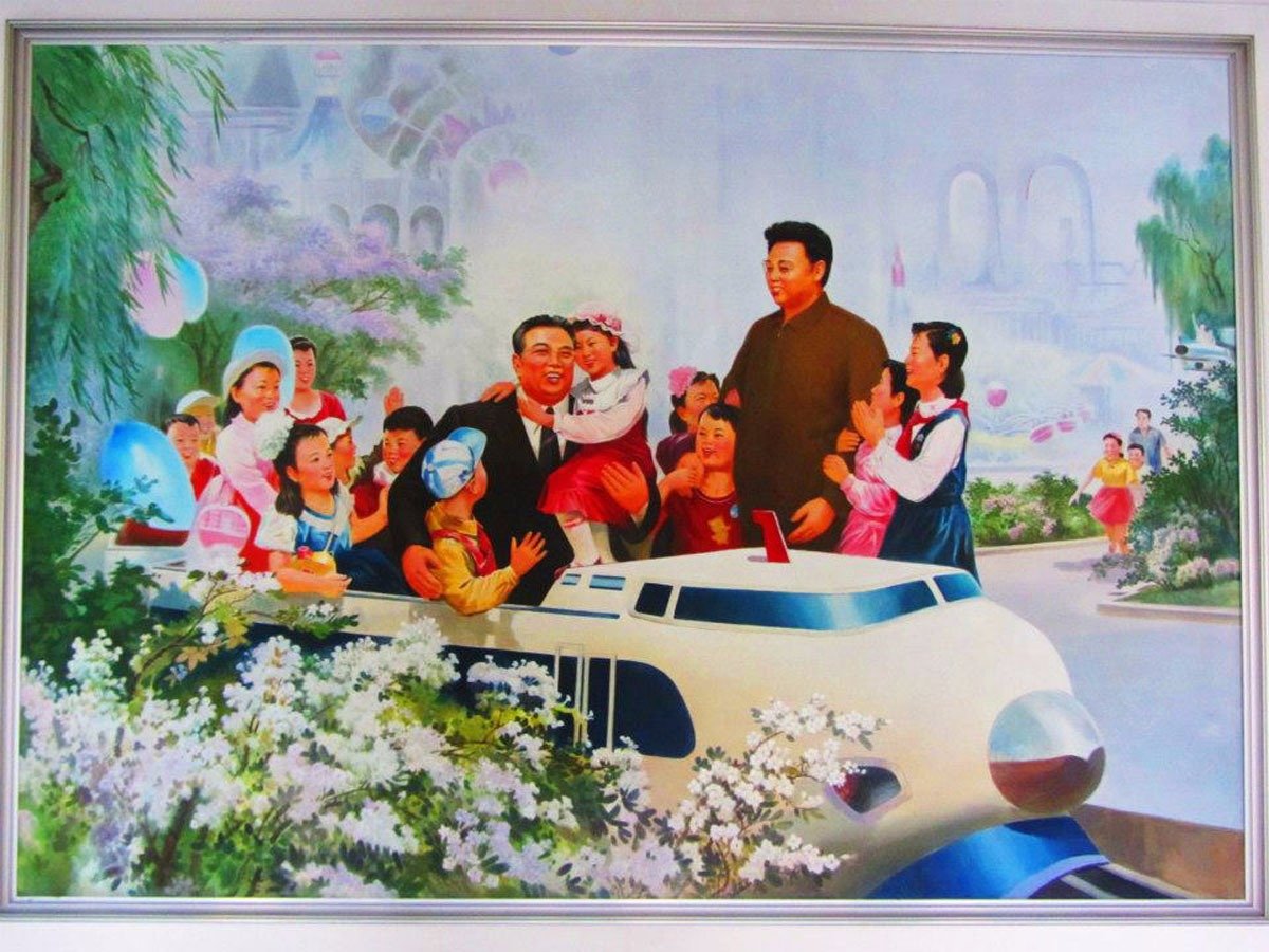 inside-the-classroom-of-the-school-was-a-billboard-of-kim-il-sung-the-former-supreme-leader-of-the-country
