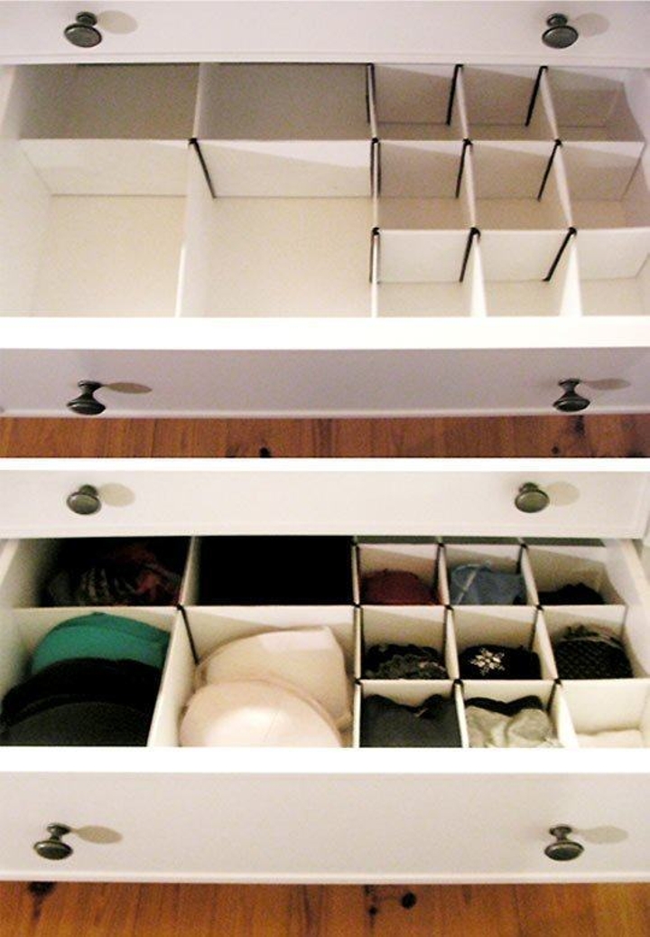 Drawer dividers.