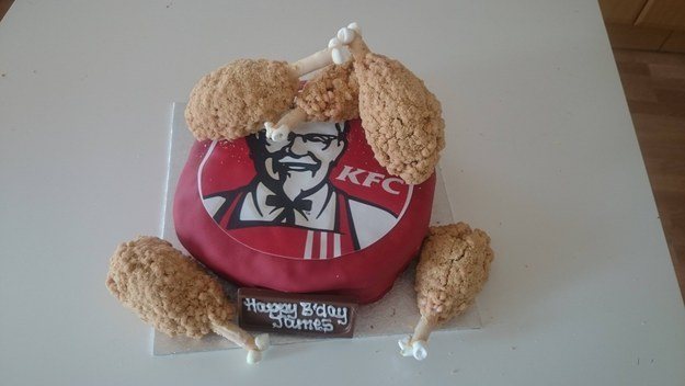 This KFC birthday cake