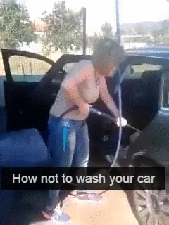 Jak nie myć auta!