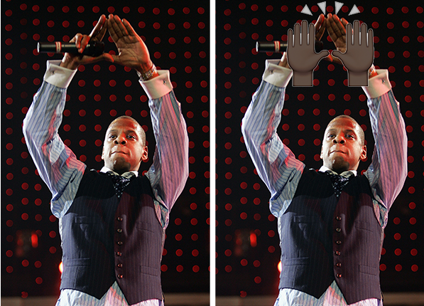 Jay - Z - gwiazdy wyglądały identycznie jak emotikony