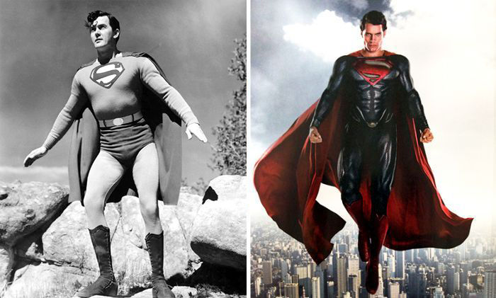 superbohaterzy kiedyś i dziś
