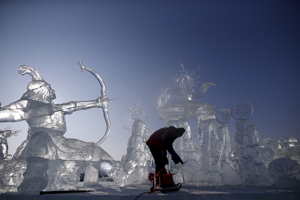 lodowe rzeźby
