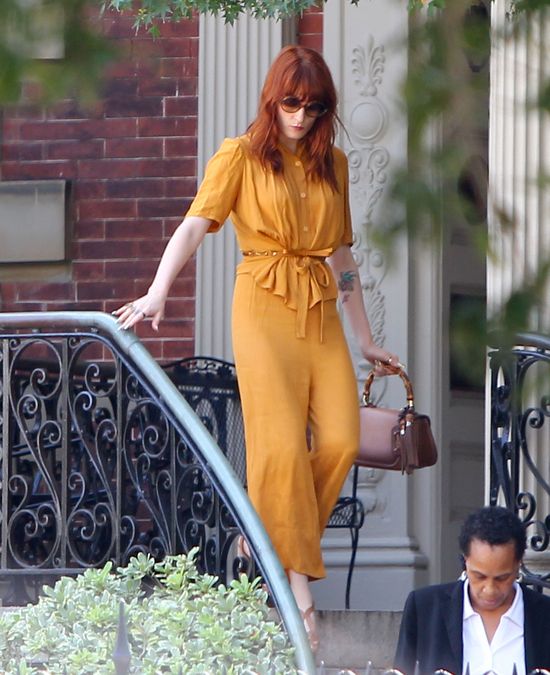 Exclusive... 50881340 Florence and the Machine singer Florence Welch leaves the Wentworth Mansion on September 9, 2012 in Charleston, South Carolina. Florence headed to Blake Lively and Ryan Reynold's wedding where she performed for the happy couple... Florence and the Machine singer Florence Welch leaves the Wentworth Mansion on September 9, 2012 in Charleston, South Carolina. Florence headed to Blake Lively and Ryan Reynold's wedding where she performed for the happy couple... FameFlynet, Inc - Beverly Hills, CA, USA - +1 (818) 307-4813