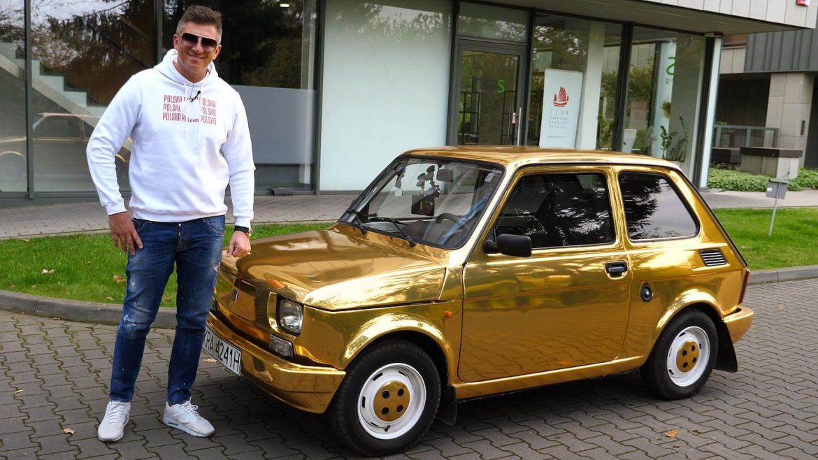 mateusz borek duży w maluchu