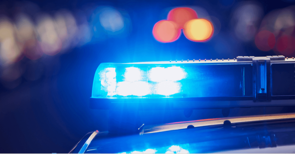 kogut radiowozu policyjnego